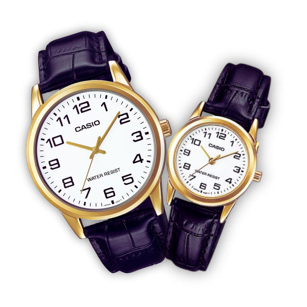 CASIO COUPLE MTP-V001GL-7BUDF & LTP-V001GL-7BUDF