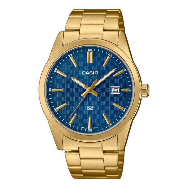 CASIO men's gold watch