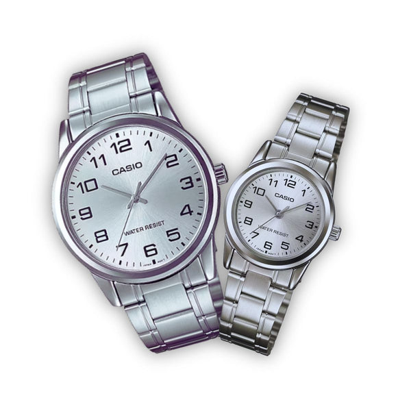 CASIO COUPLE MTP-V001D-7BUDF & LTP-V001D-7BUDF