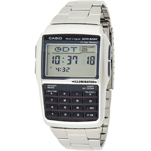 Authentic CASIO Culculator data bank watch with 10 Years battery by CASIO Qatar.