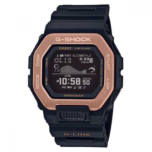  GBX-100NS-4JF, Authentic CASIO G-SCHOCK Men's Bluetooth, Shock Proof, Silicon Strap, 200M Water Resistance Watch with One Year Warranty
