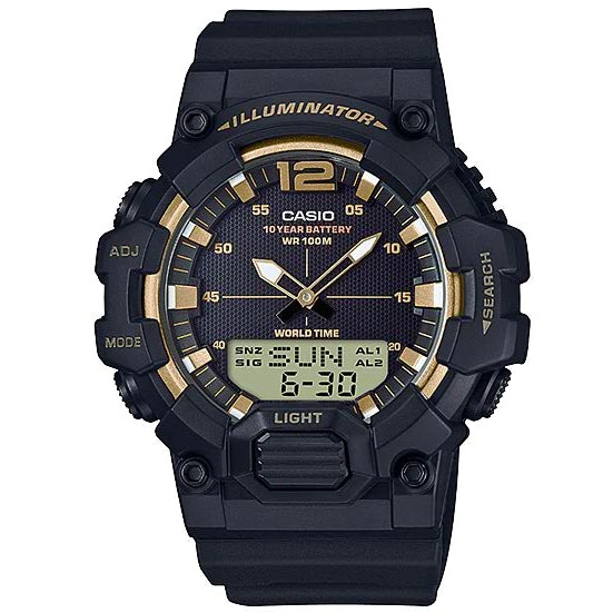 HDC-700-9AV | Authentic CASIO sport watch, illuminator, and water resistance watch