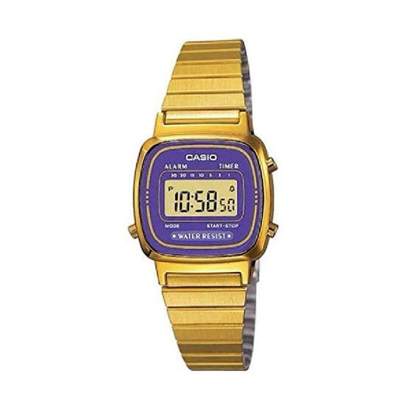 LA670WGA-6, Authentic CASIO gold vintage women's watch