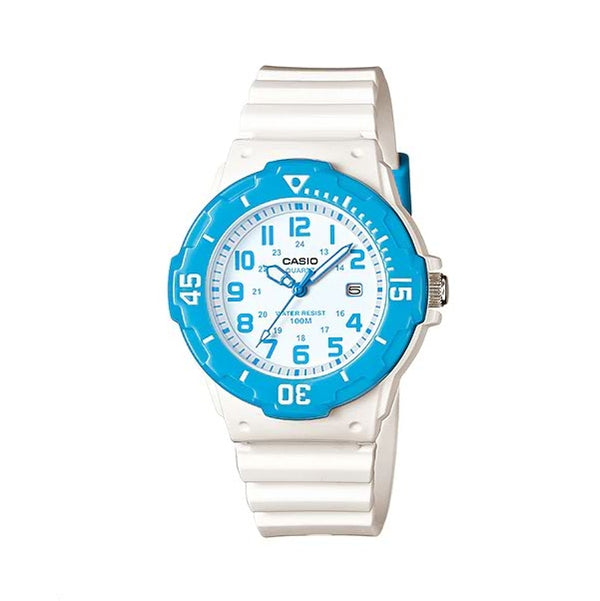 Original CASIO watches for womens, white watch for womens, rubber white watch