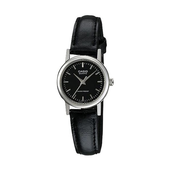 LTP-1095E-1A | Authentic CASIO leather strap, Japanese quartz watch with warranty