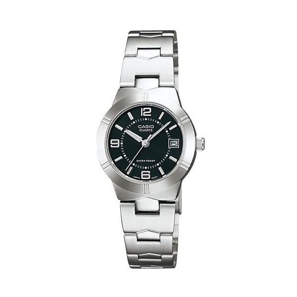 ALTP-1241D-1A | Authentic CASIO women's stainless steel, Japanese quartz movement, and water resistance watch