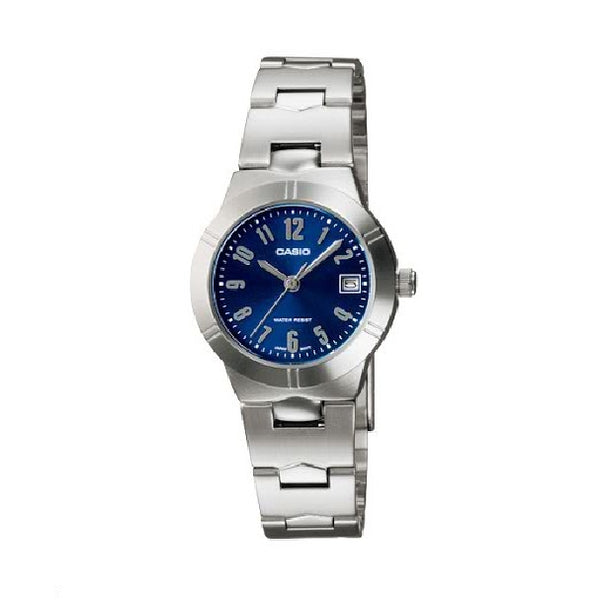 LTP-1241D-2A2 | Authentic CASIO women's stainless steel, Japanese quartz movement, and water resistance watch