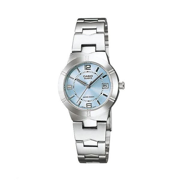LTP-1241D-2A | Authentic CASIO women's stainless steel, Japanese quartz movement, and water resistance watch