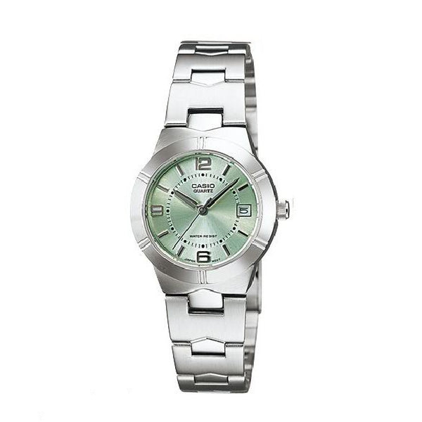 LTP-1241D-3A | Authentic CASIO women's stainless steel, Japanese quartz movement, and water resistance watch