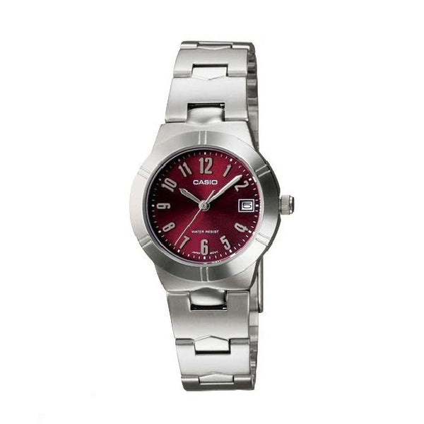 LTP-1241D-4A2 | Authentic CASIO women's stainless steel, Japanese quartz movement, and water resistance watch