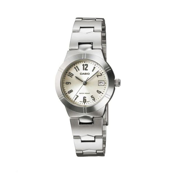 LTP-1241D-7A2 | Authentic CASIO women's stainless steel, Japanese quartz movement, and water resistance watch