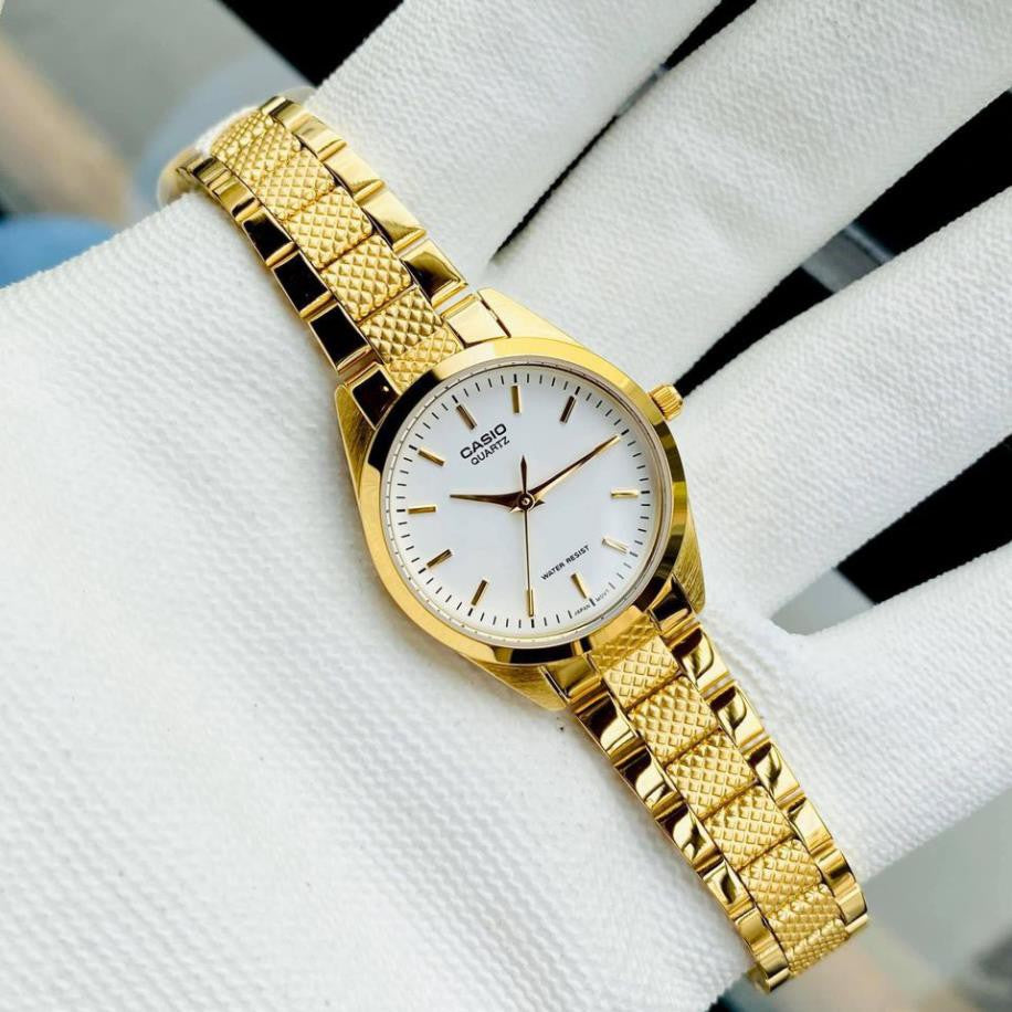 LTP-1274G-7A, Original CASIO womens, gold watches