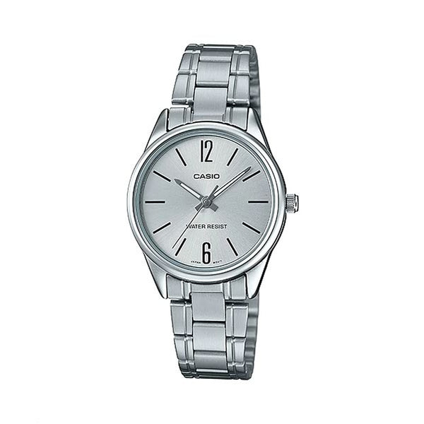 Original CASIO LTP-V005D-7B, women's stainless steel watch 