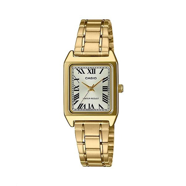 LTP-V007G-9B Original CASIO Women's Watch, square type watch