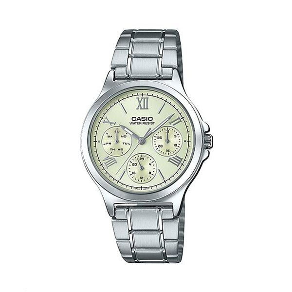 LTP-V300D-9A1, LTP-V300D-1A, Original CASIO women's, stainless steel, multi function watches