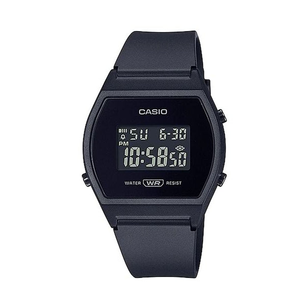 LW-204-1B | Authentic CASIO women's rubber strap digital watch