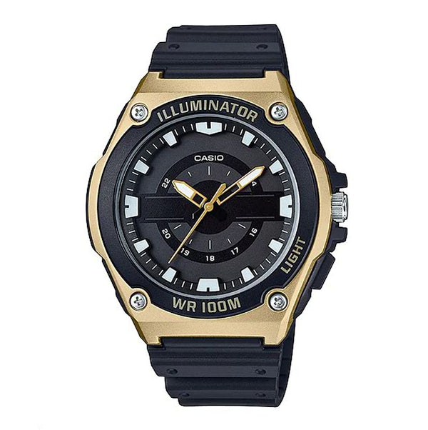Authentic CASIO unsiex black dial, silicon strap , water resistance watch with warranty by CASIO Qatar